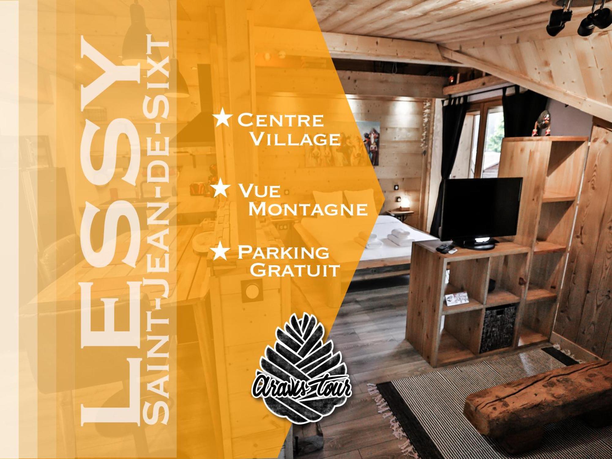 Studio Lessy - Centre Village - Aravistour Saint-Jean-de-Sixt Exterior photo